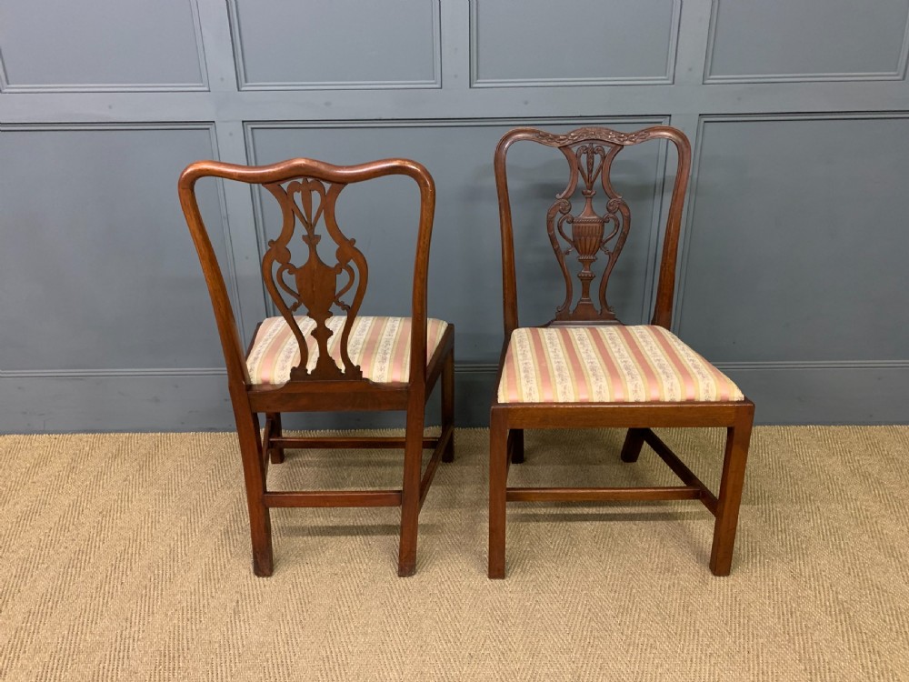 Pair of Georgian Mahogany Side Chairs View IV