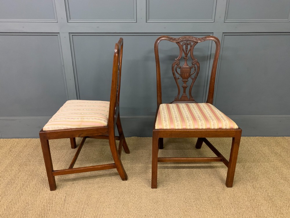 Pair of Georgian Mahogany Side Chairs View V