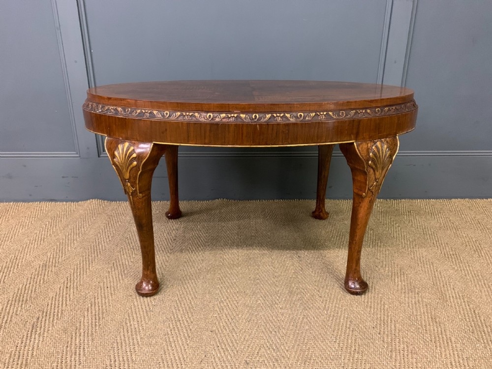 Burr Walnut Coffee Table by Waring and Gillow View II