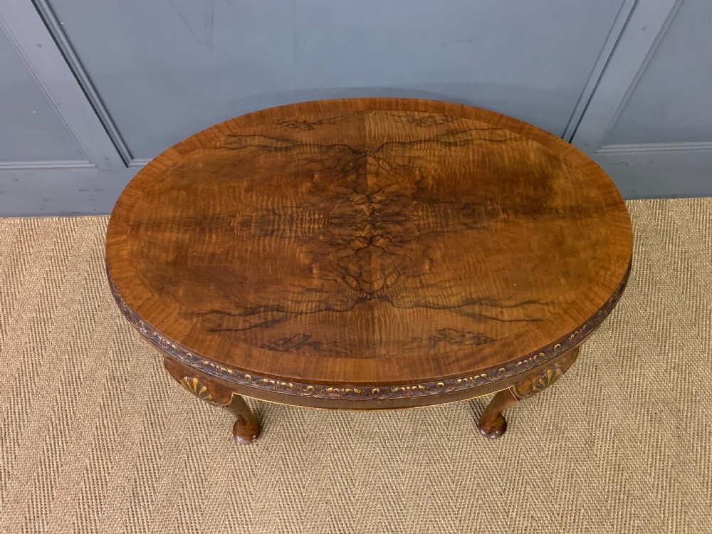Burr Walnut Coffee Table by Waring and Gillow View III