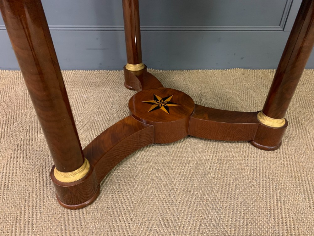Flame Mahogany French Gueridon View III