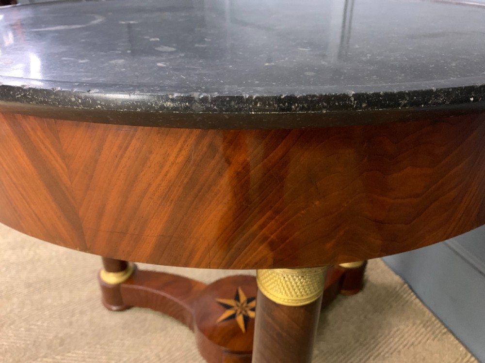 Flame Mahogany French Gueridon View IX