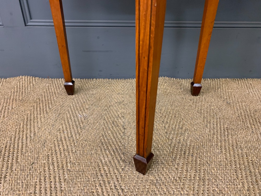 Edwardian Inlaid Satinwood Card Table View VI