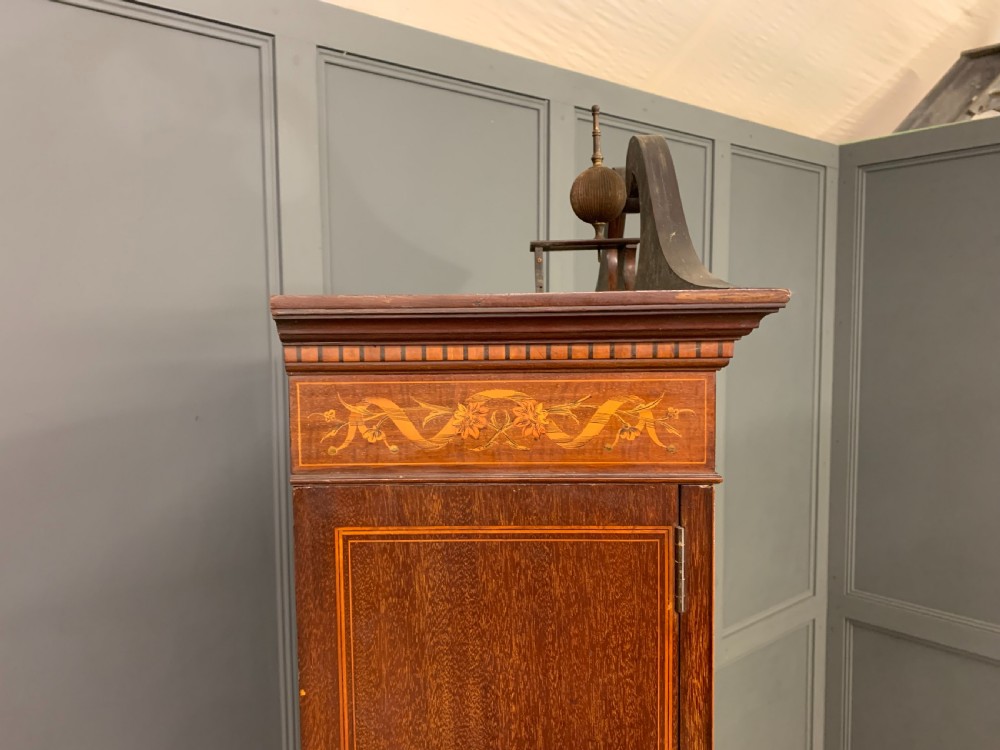 Edwards and Roberts Inlaid Mahogany Bookcase Cabinet View XIX