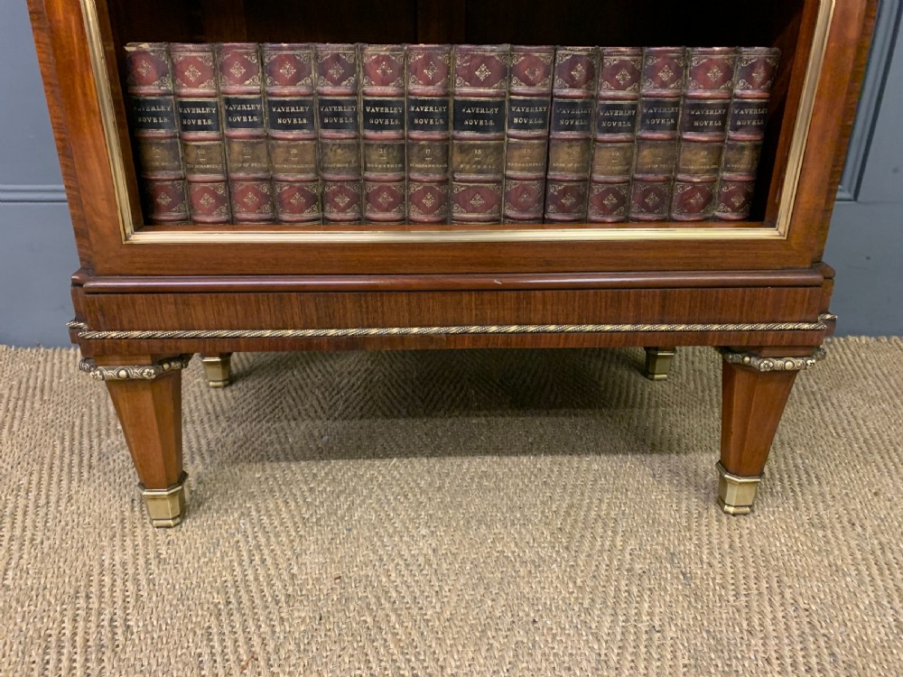 Fine Quality French Kingwood Open Bookcase View VI