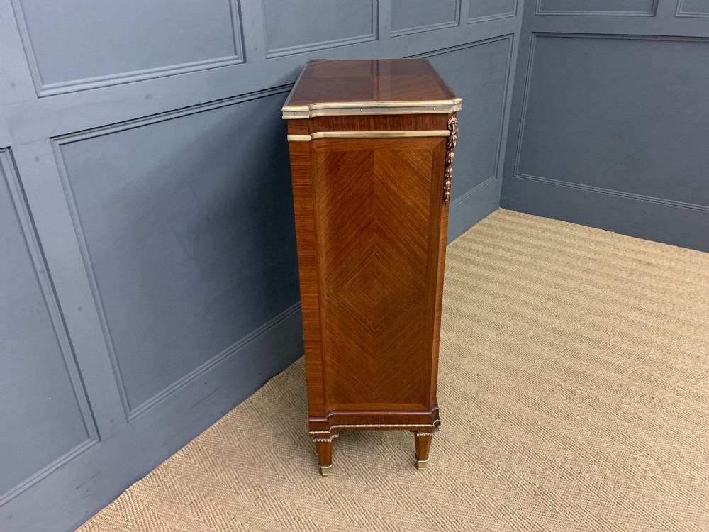 Fine Quality French Kingwood Open Bookcase View XI