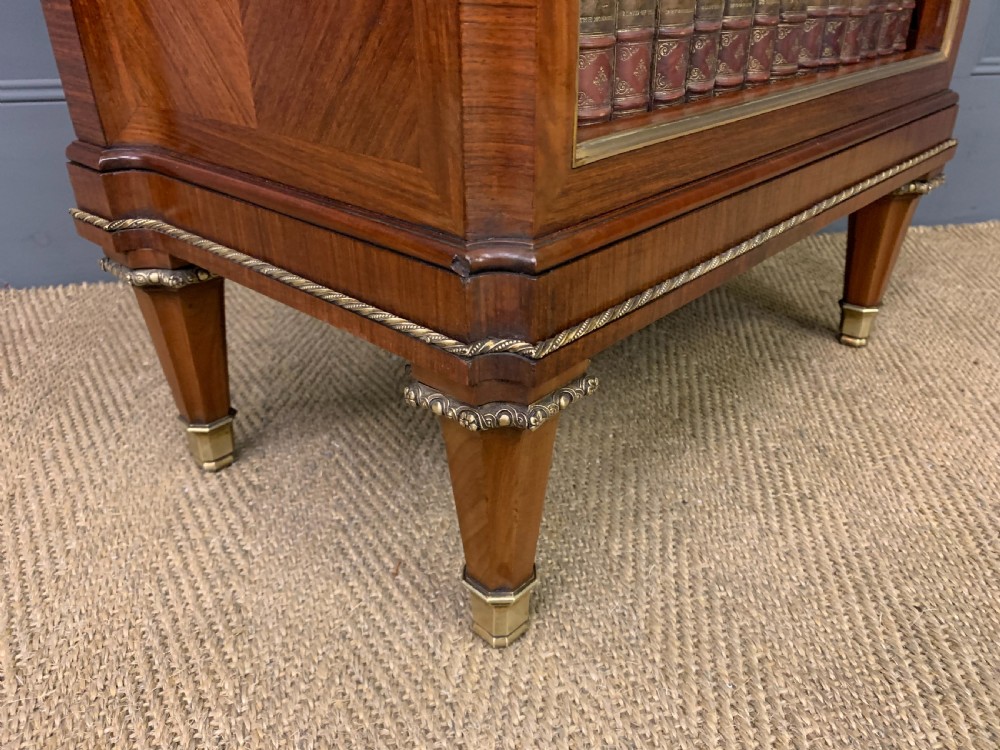 Fine Quality French Kingwood Open Bookcase View XIV