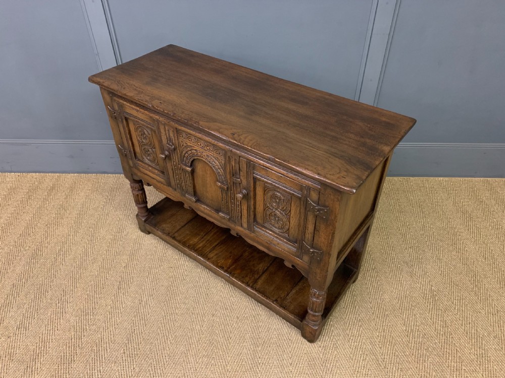 Ipswich Oak Side Cupboard View XII