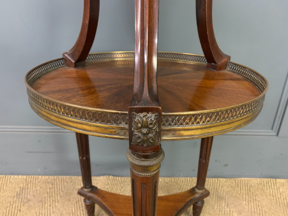 French 3 Tier Etagere View IX