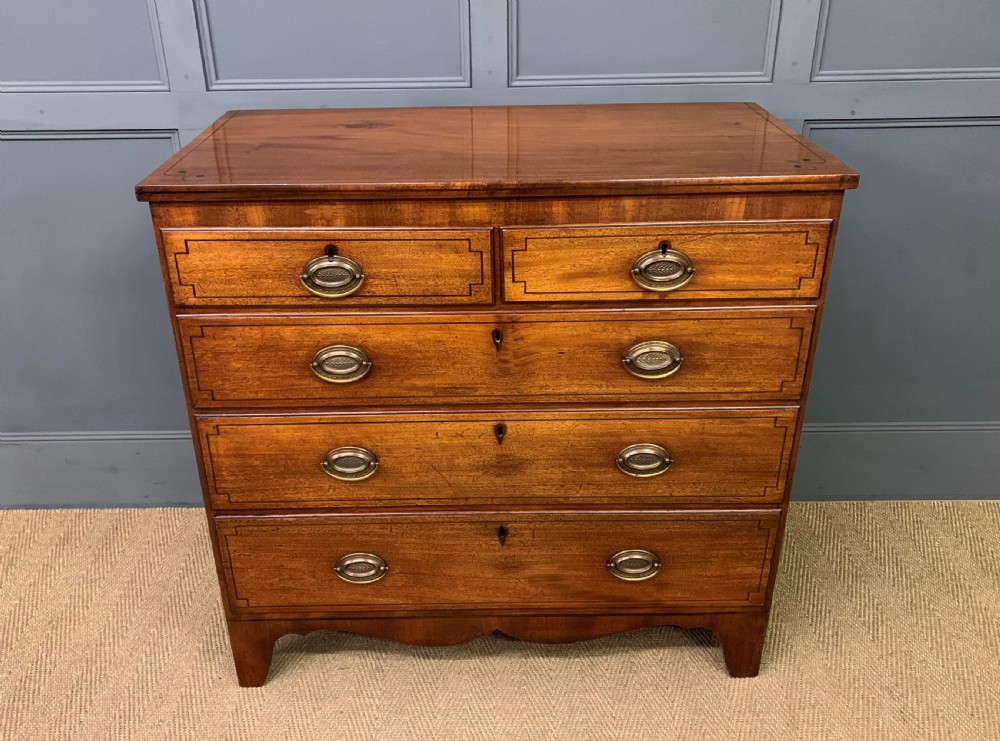 Regency Period Inlaid Mahogany Chest of Drawers