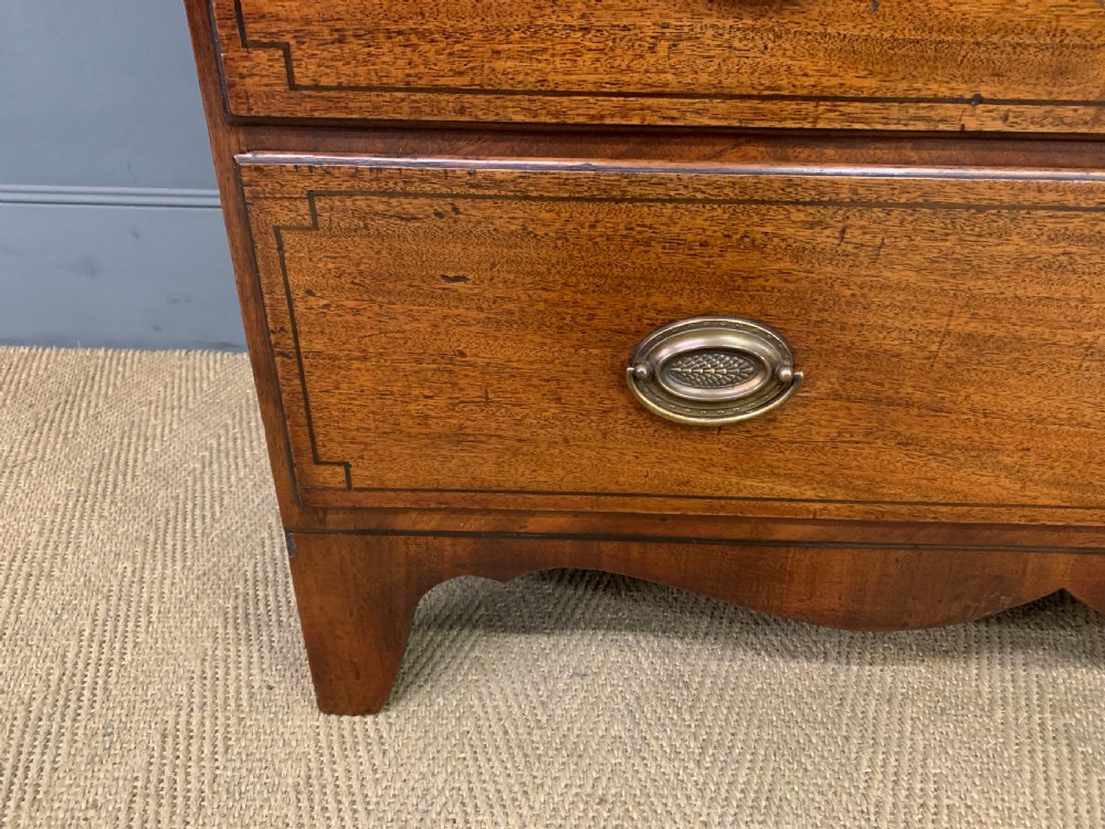 Regency Period Inlaid Mahogany Chest of Drawers View VI