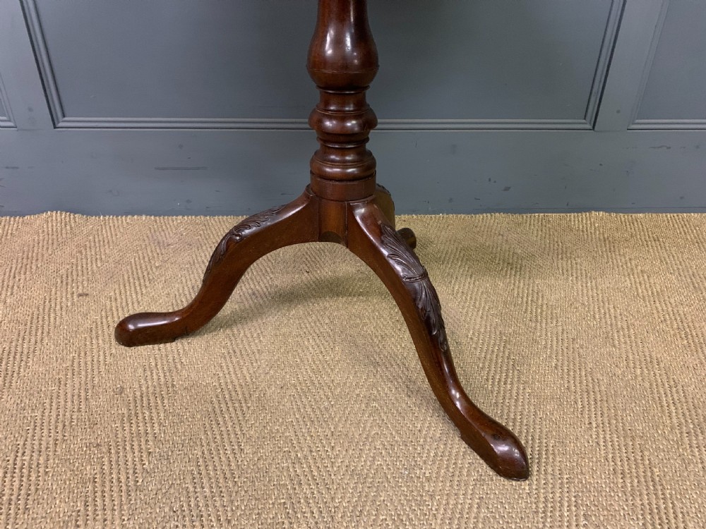 19th Century Mahogany Pie Crust Tripod Table View III