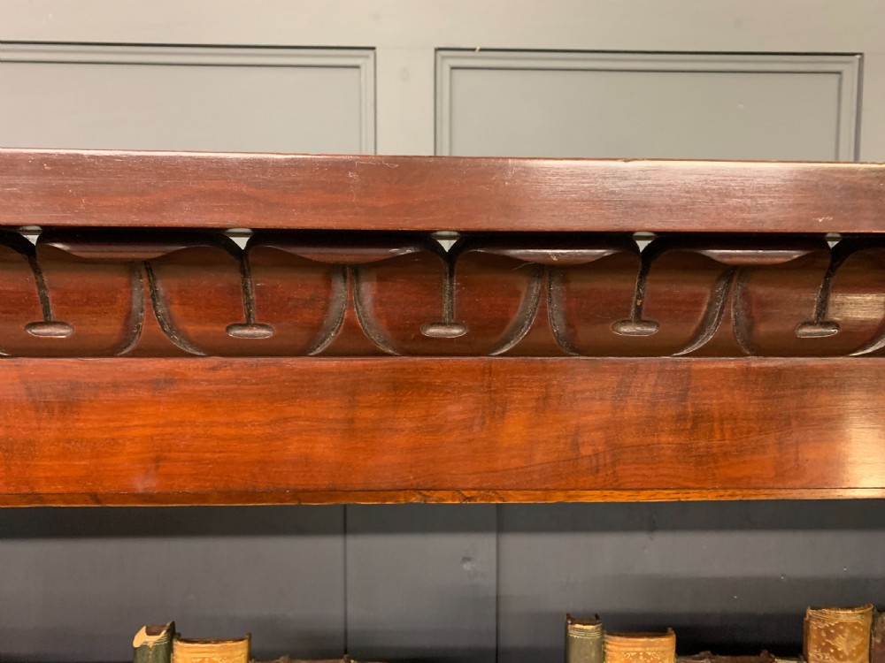 Victorian Mahogany Open Bookcase View VIII