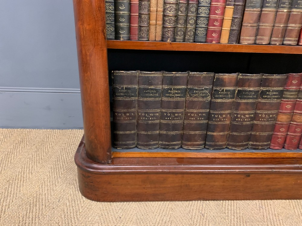 Victorian Mahogany Open Bookcase View IX