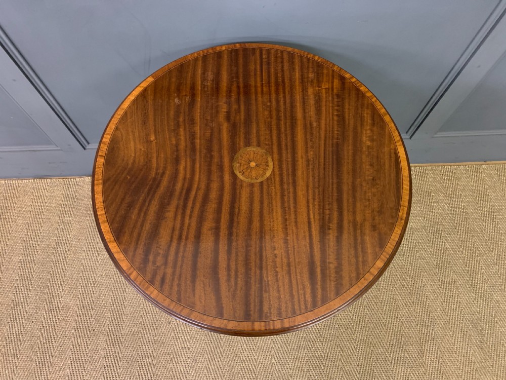 Edwardian Inlaid Mahogany Occasional Table View III