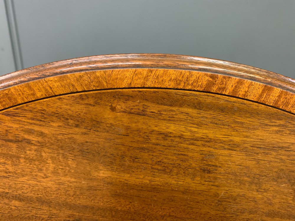 Edwardian Inlaid Mahogany Occasional Table View IX