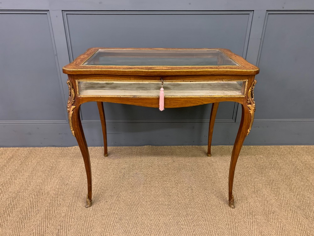 Marquetry Inlaid Kingwood Bijouterie Table View III