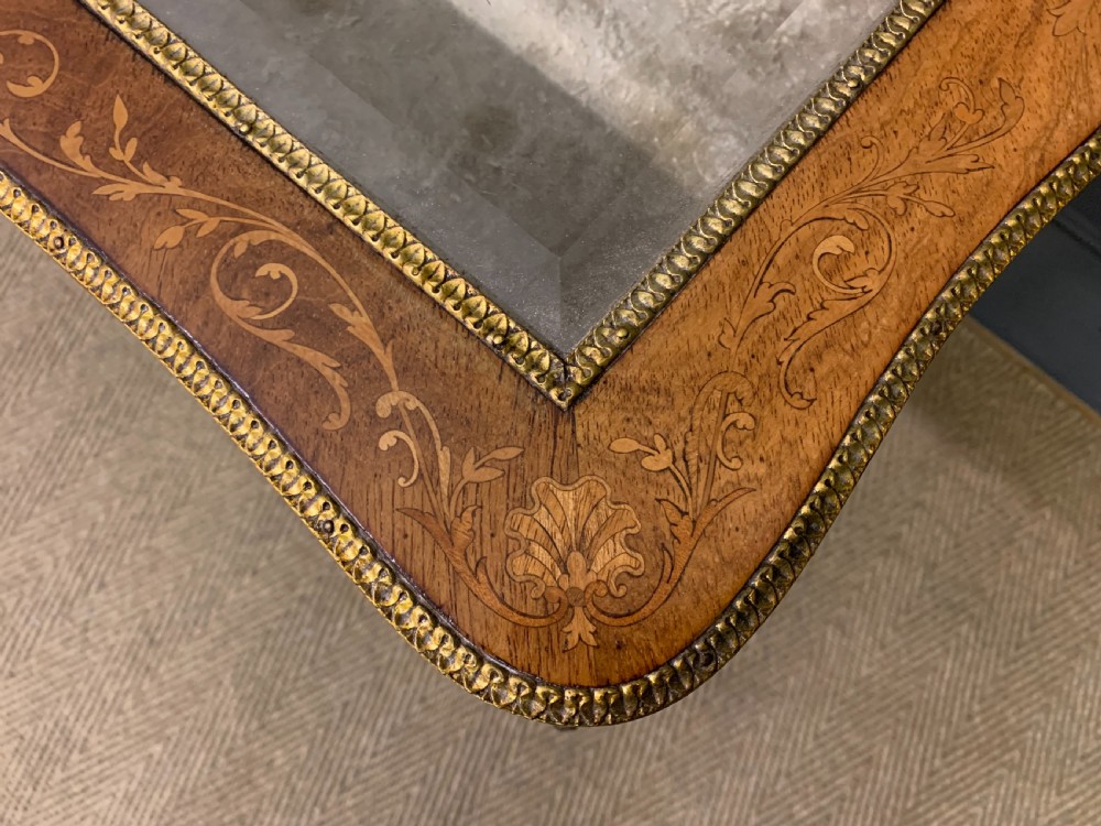 Marquetry Inlaid Kingwood Bijouterie Table View VI