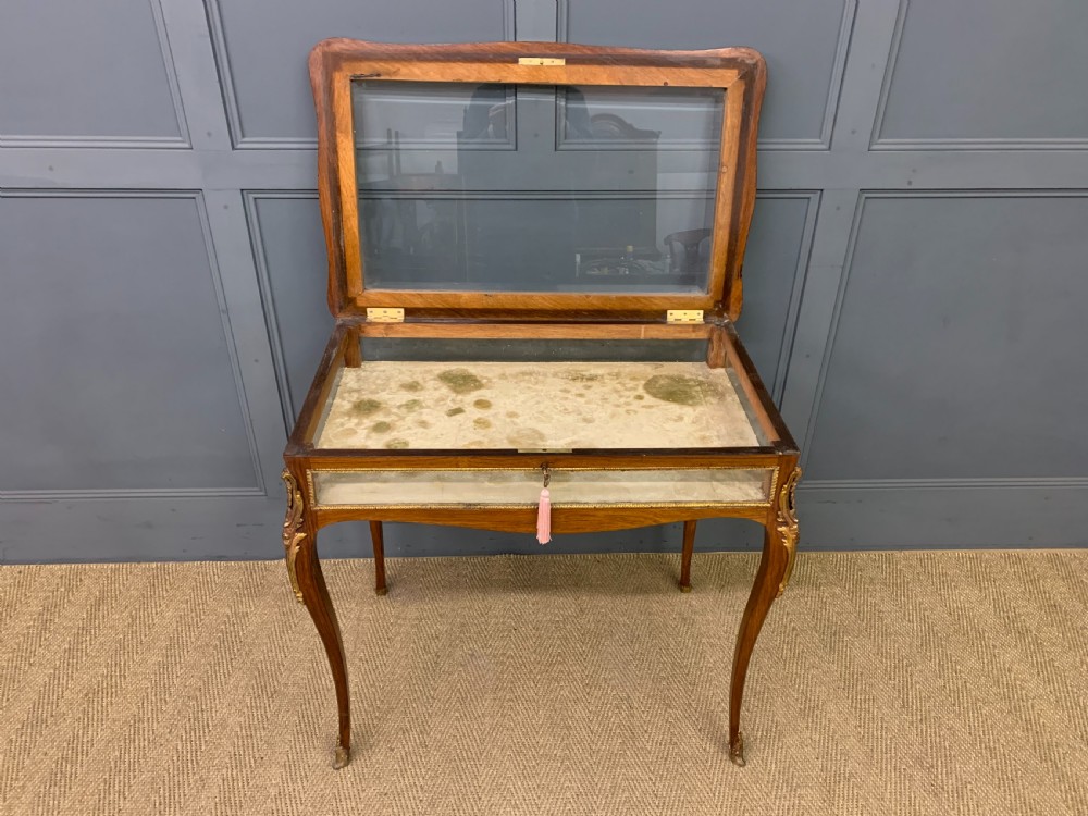 Marquetry Inlaid Kingwood Bijouterie Table View VII