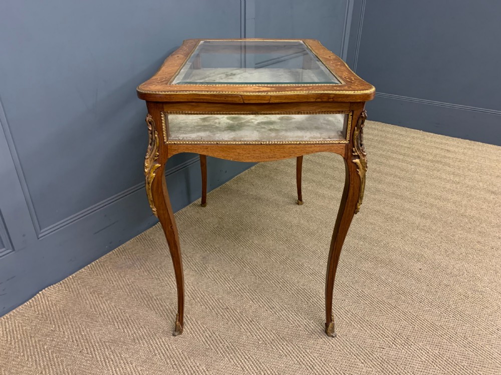 Marquetry Inlaid Kingwood Bijouterie Table View IX