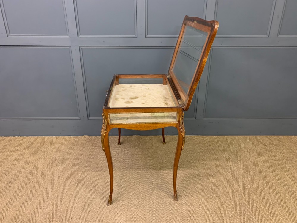 Marquetry Inlaid Kingwood Bijouterie Table View XIII