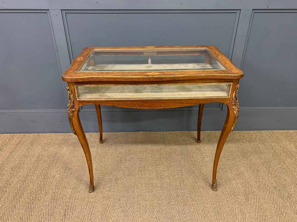 Marquetry Inlaid Kingwood Bijouterie Table View XIV