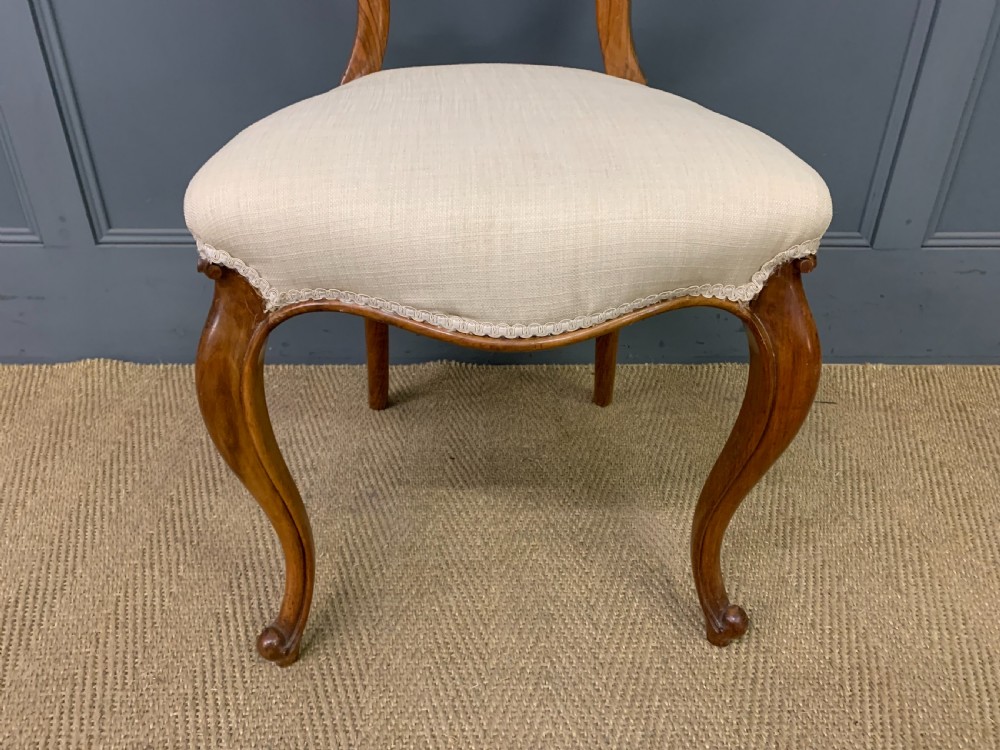 Set of 6 Victorian Walnut Dining Chairs View VII