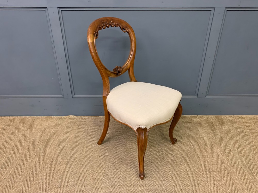 Set of 6 Victorian Walnut Dining Chairs View VIII