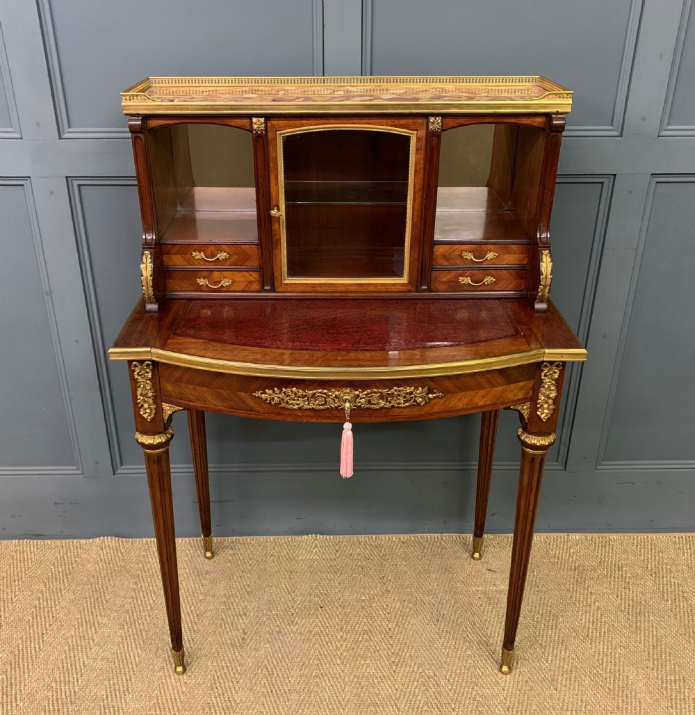French Mahogany Bonheur Du Jour
