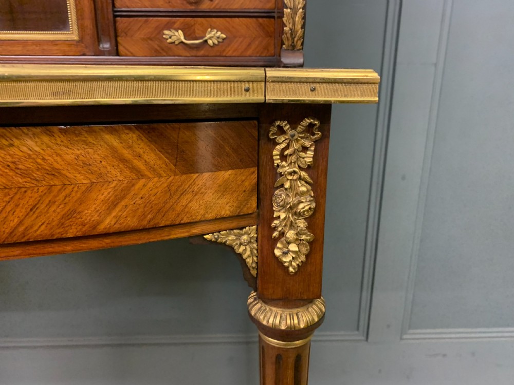 French Mahogany Bonheur Du Jour View XIII