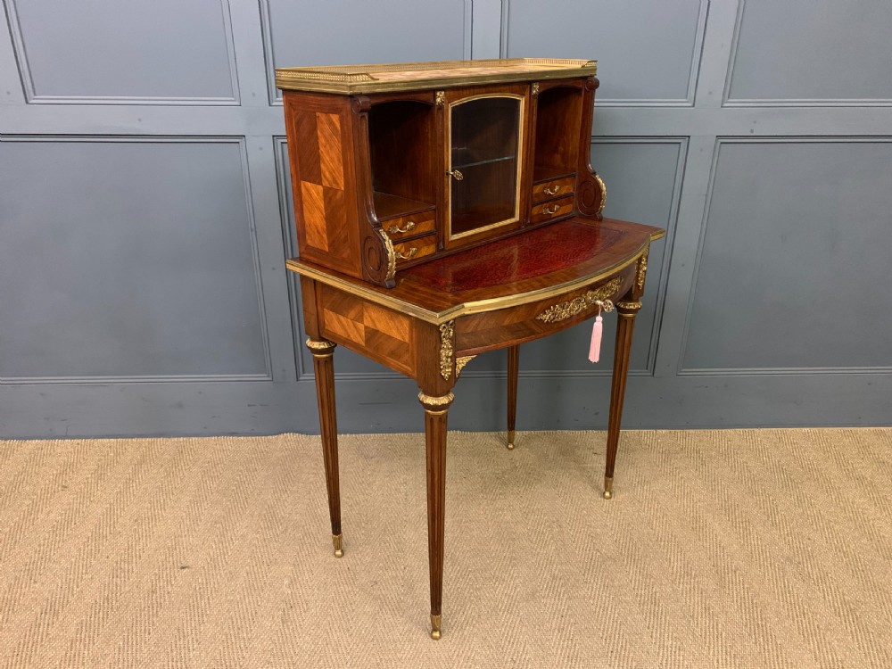 French Mahogany Bonheur Du Jour View XVI