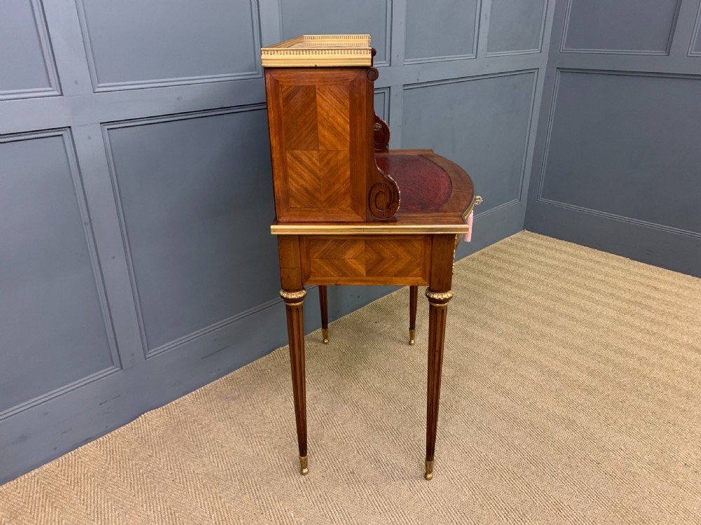 French Mahogany Bonheur Du Jour View XVII