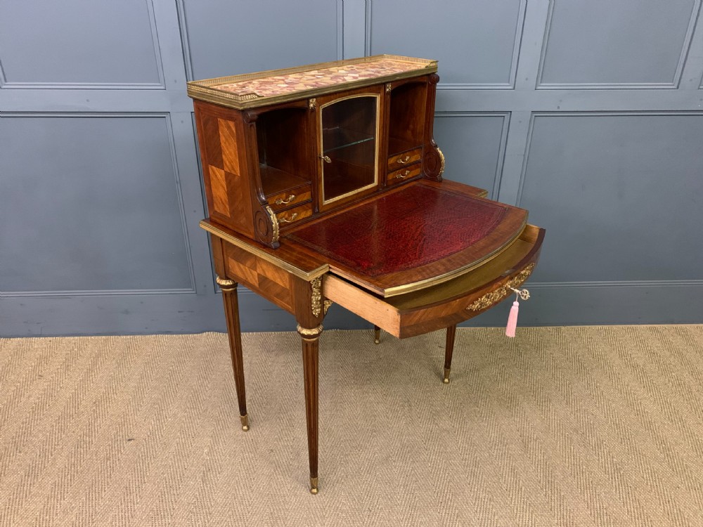 French Mahogany Bonheur Du Jour View XX
