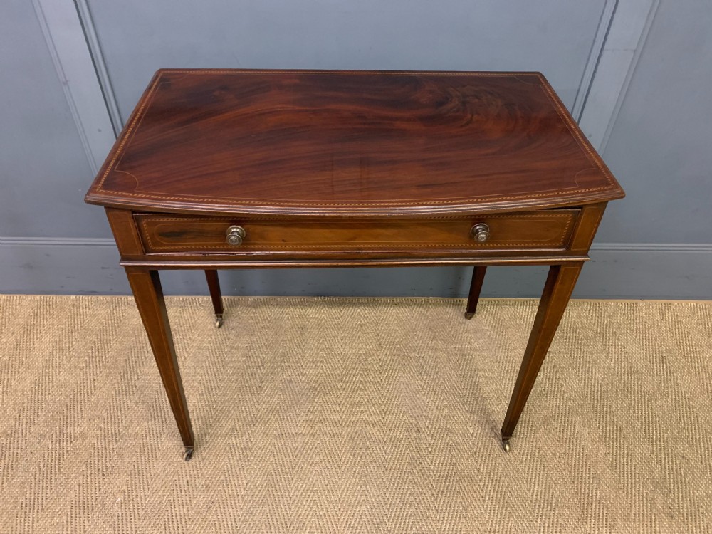 Georgian Inlaid Mahogany Side Table