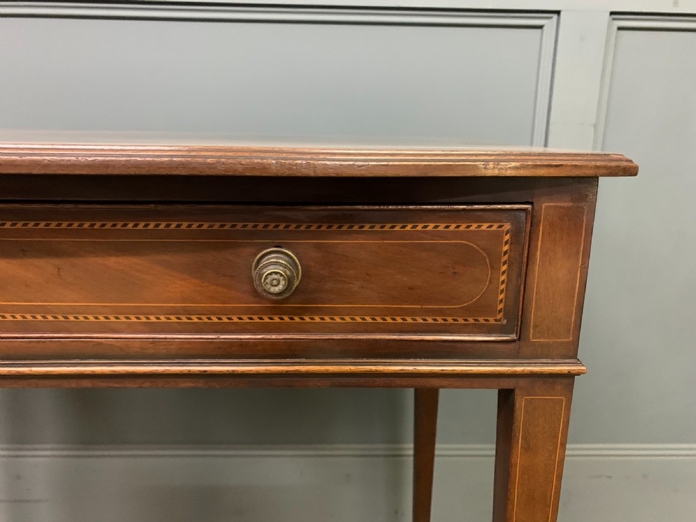 Georgian Inlaid Mahogany Side Table View II