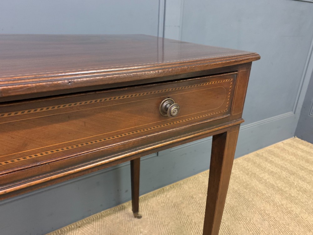 Georgian Inlaid Mahogany Side Table View III