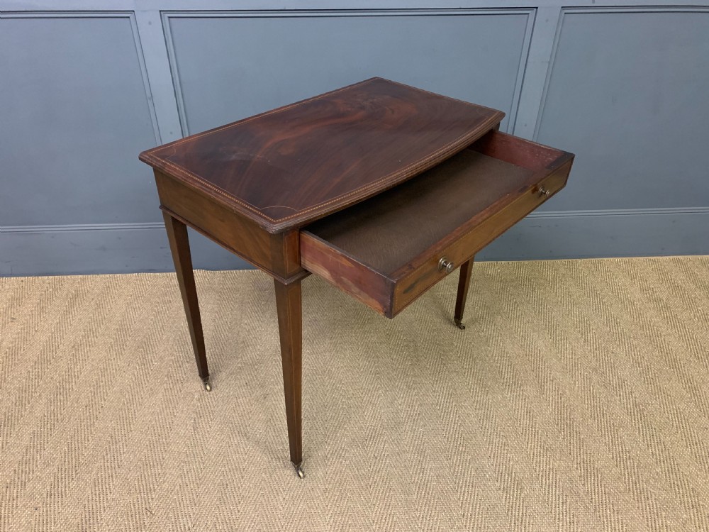 Georgian Inlaid Mahogany Side Table View VI