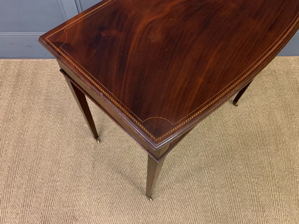 Georgian Inlaid Mahogany Side Table View VII