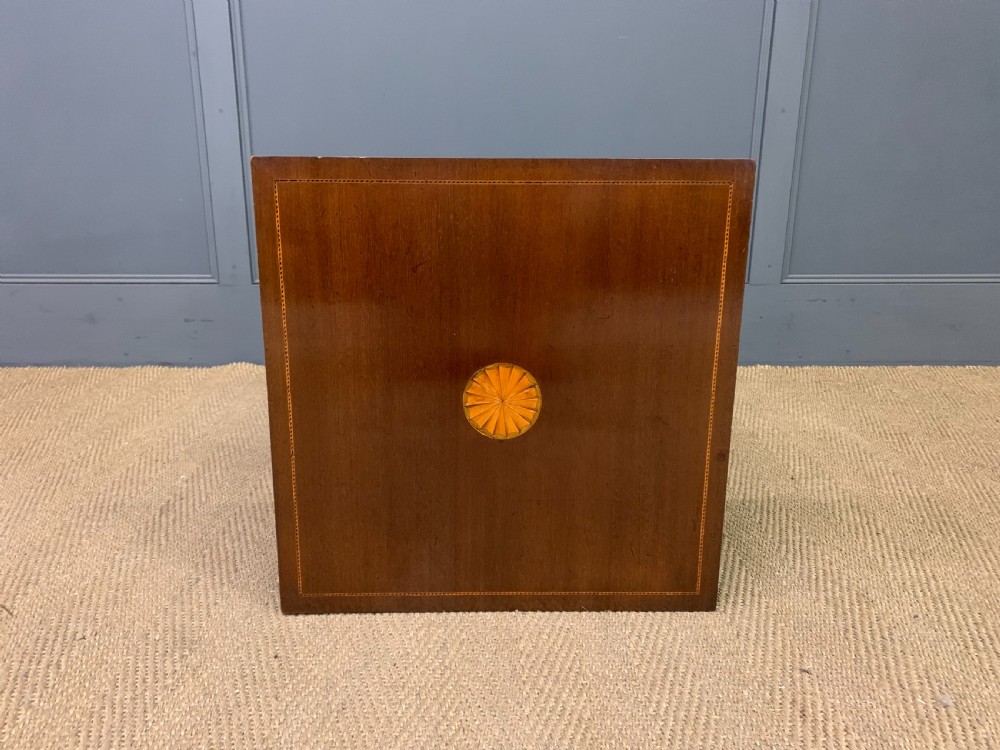 Inlaid Mahogany Revolving Bookcase View VII
