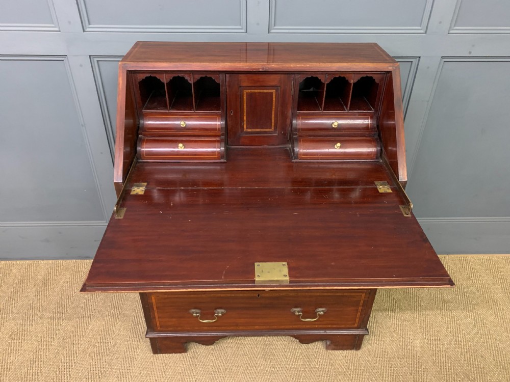 Inlaid Mahogany Bureau by Jas Shoolbred & Co. View VII