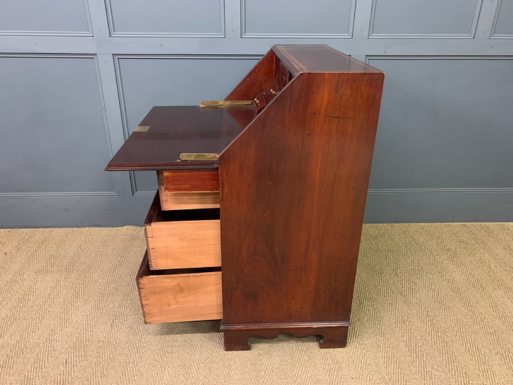 Inlaid Mahogany Bureau by Jas Shoolbred & Co. View XVI