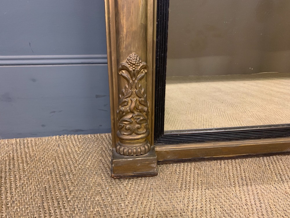 Regency Period Gilt Overmantle Mirror View III