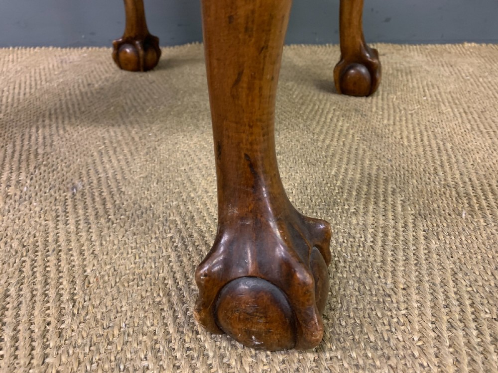 Queen Anne Style Walnut Stool View VI