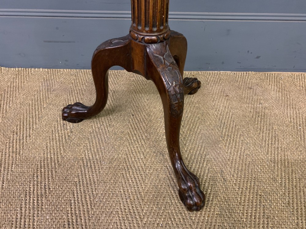 Pair of Victorian Mahogany Torcheres View V