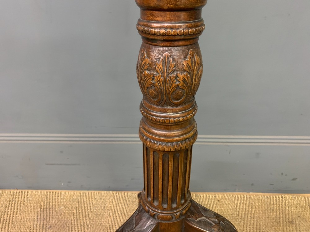 Pair of Victorian Mahogany Torcheres View VII
