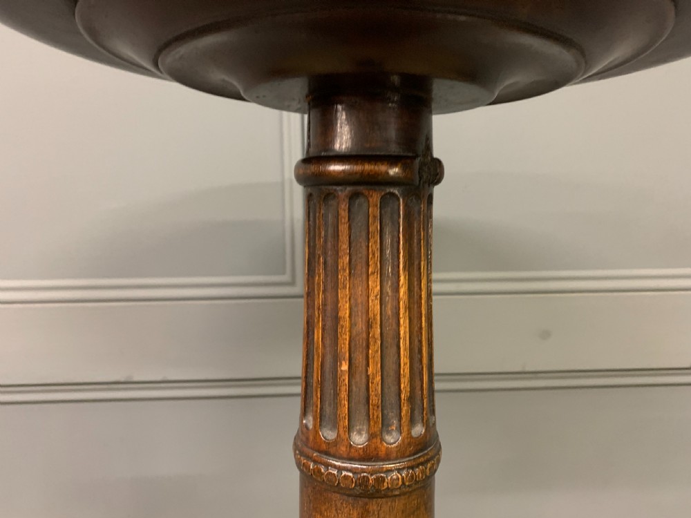 Pair of Victorian Mahogany Torcheres View X