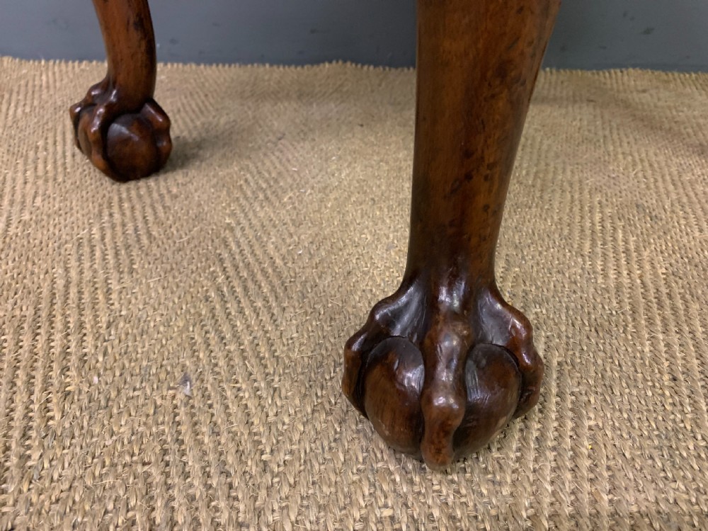 Queen Anne Style Walnut Stool View IV
