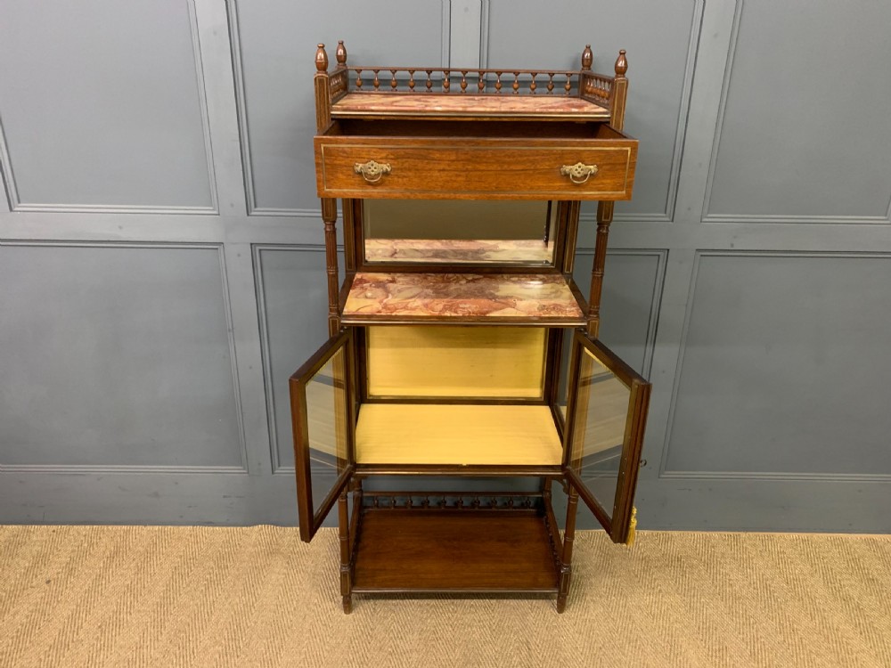 Victorian Rosewood Cabinet / Whatnot View III