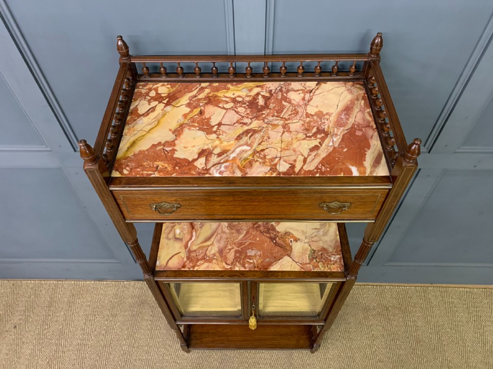 Victorian Rosewood Cabinet / Whatnot View IV