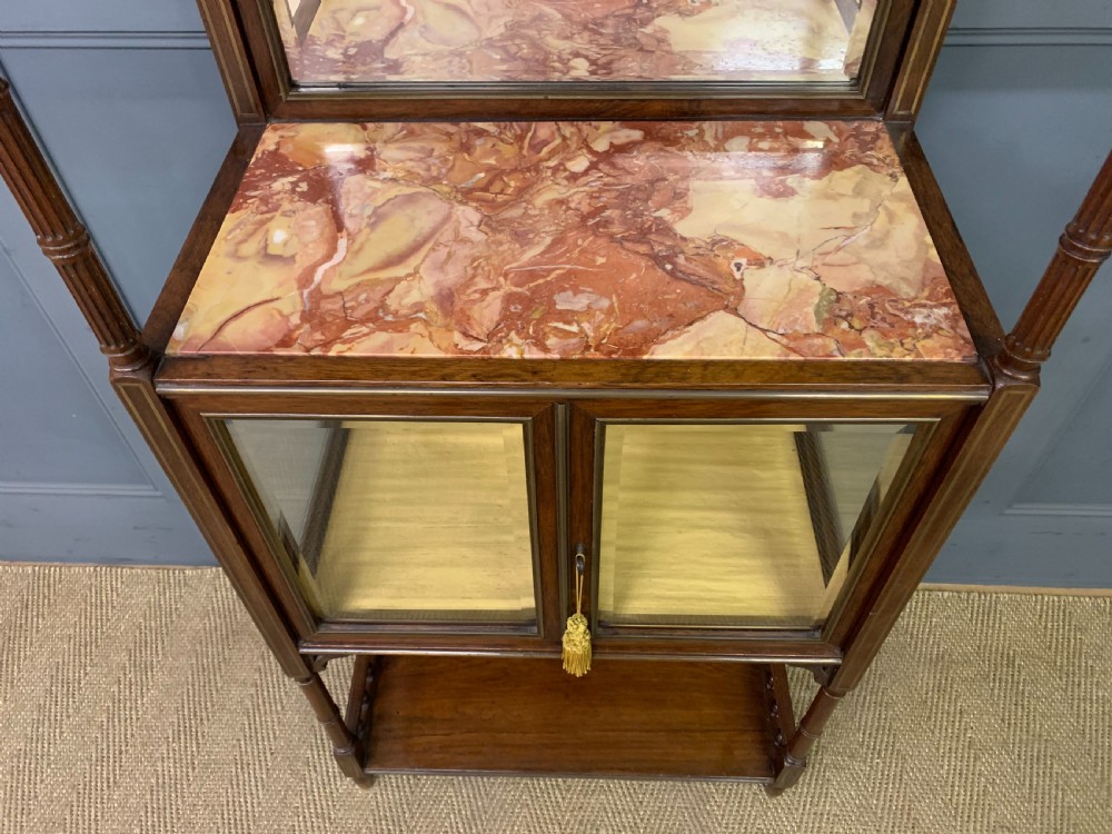 Victorian Rosewood Cabinet / Whatnot View VII